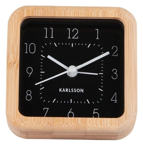Designový budík 5924BK Karlsson 9cm