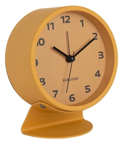 Karlsson Stolní hodiny s budíkem 6082YE Karlssson 13cm