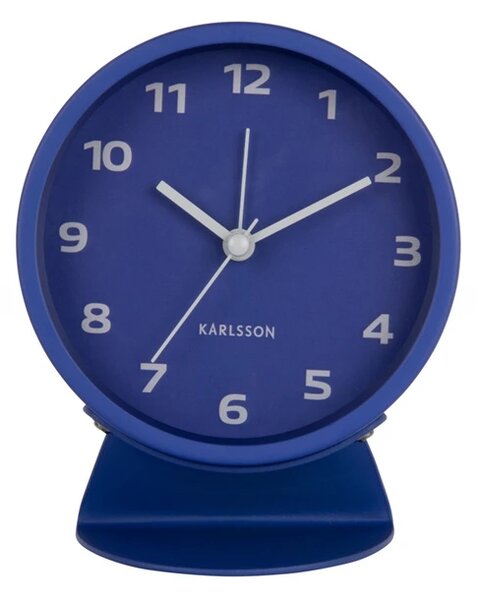 Karlsson Stolní hodiny s budíkem 6082BL Karlssson 13cm