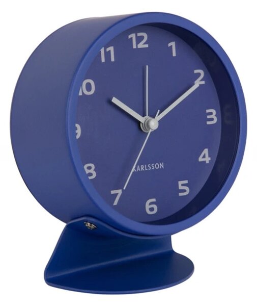 Karlsson Stolní hodiny s budíkem 6082BL Karlssson 13cm