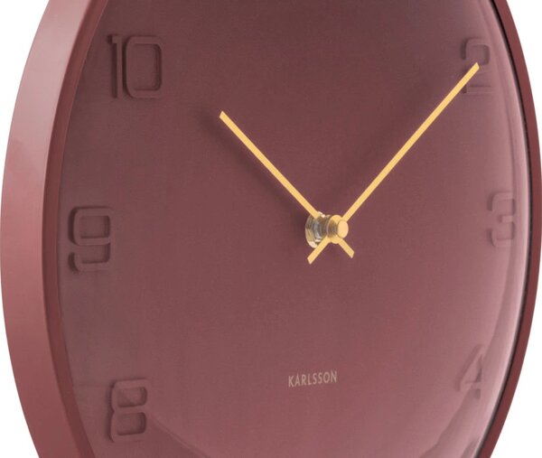 Designové nástěnné hodiny 6084RD Karlsson 31cm