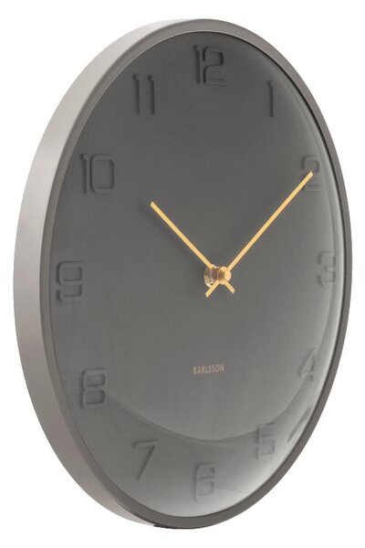 Designové nástěnné hodiny 6084GY Karlsson 31cm