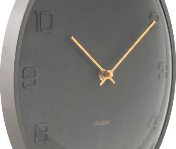 Designové nástěnné hodiny 6084GY Karlsson 31cm