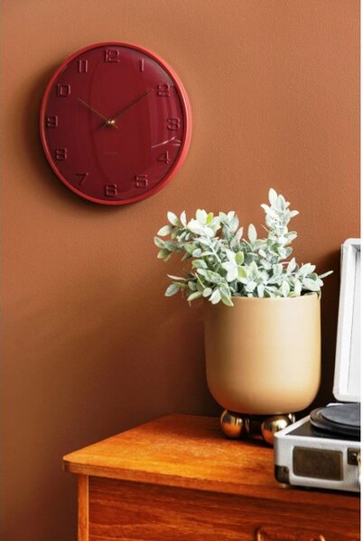 Designové nástěnné hodiny 6084RD Karlsson 31cm