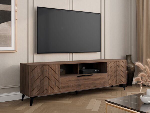 TV skříňka Siprynt Bis 2D1SZ, Barvy: ořech okapi 5903211481239