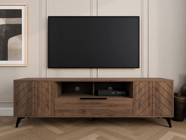 TV skříňka Siprynt Bis 2D1SZ, Barvy: ořech okapi 5903211481239
