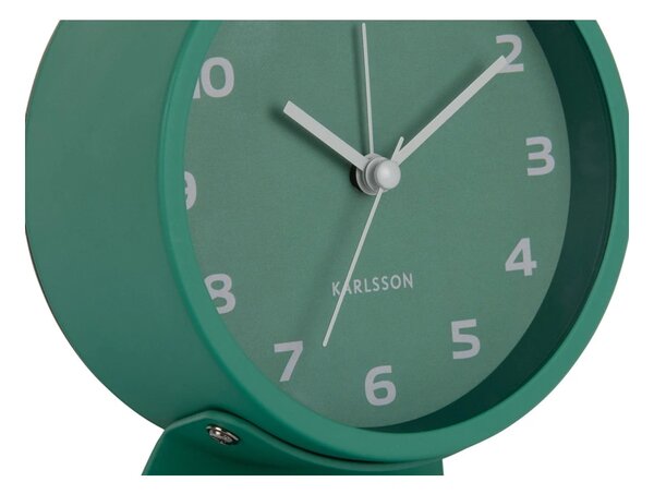 Karlsson Stolní hodiny s budíkem 6082GR Karlssson 13cm