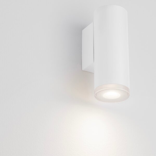 Nova Luce Bílé kovové nástěnné světlo Mao 5,5 cm