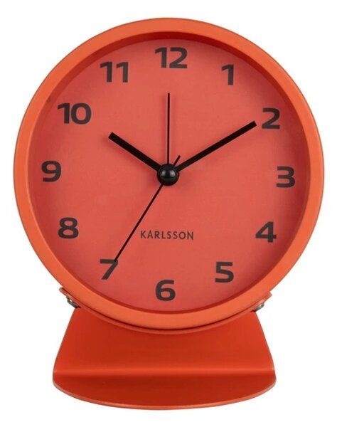 Karlsson Stolní hodiny s budíkem 6082OR Karlssson 13cm
