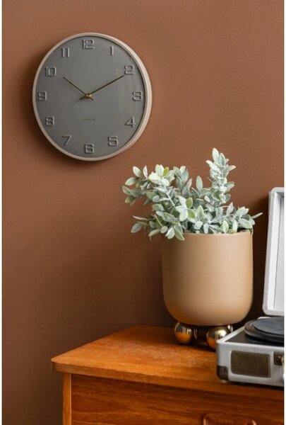 Designové nástěnné hodiny 6084GY Karlsson 31cm