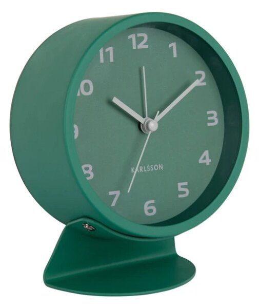 Karlsson Stolní hodiny s budíkem 6082GR Karlssson 13cm