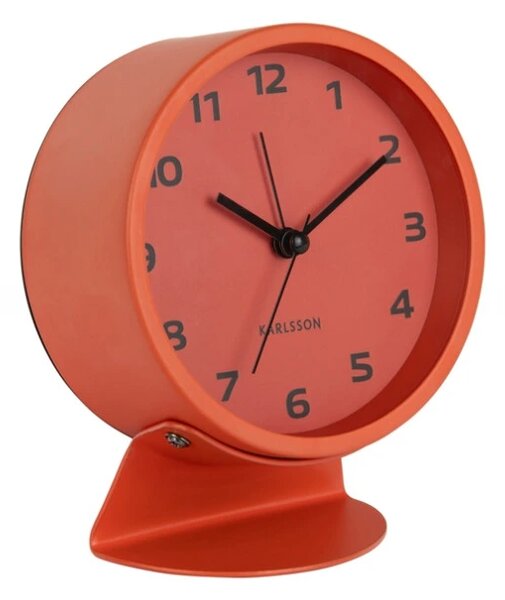 Karlsson Stolní hodiny s budíkem 6082OR Karlssson 13cm