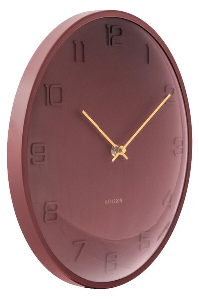 Designové nástěnné hodiny 6084RD Karlsson 31cm
