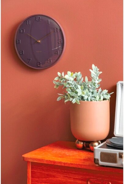 Designové nástěnné hodiny 6084BR Karlsson 31cm