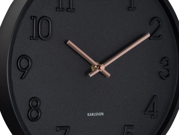 Designové nástěnné hodiny 6041BK Karlsson 30cm