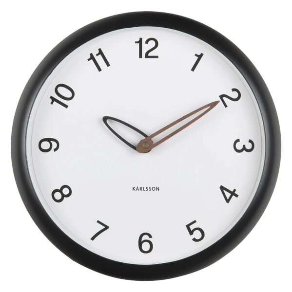 Designové nástěnné hodiny 6043BK Karlsson 30cm