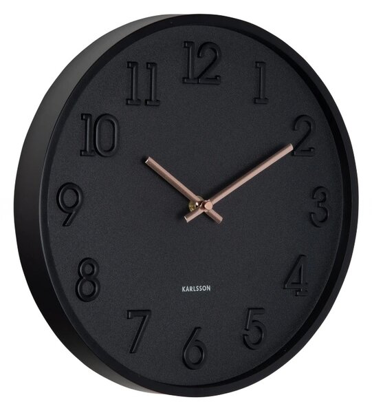 Designové nástěnné hodiny 6041BK Karlsson 30cm