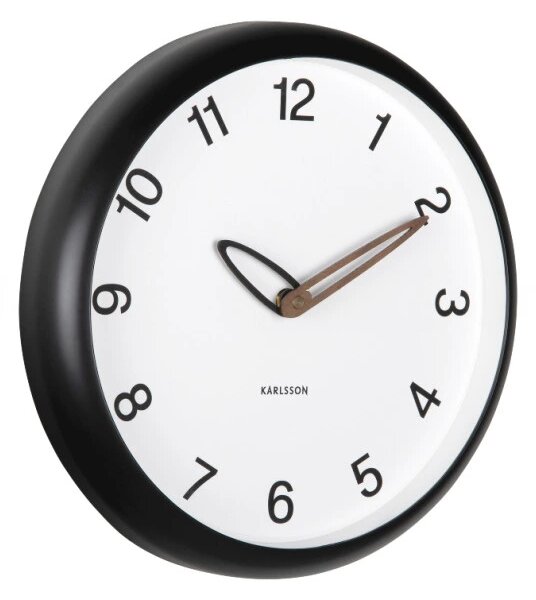 Designové nástěnné hodiny 6043BK Karlsson 30cm