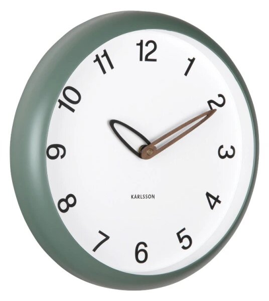 Designové nástěnné hodiny 6043GR Karlsson 30cm