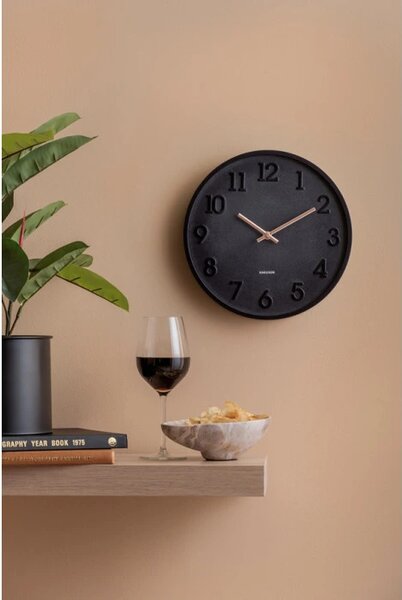 Designové nástěnné hodiny 6041BK Karlsson 30cm