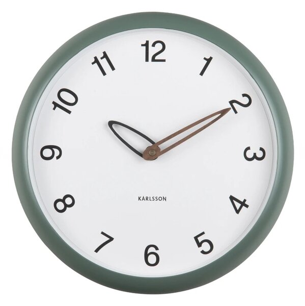 Designové nástěnné hodiny 6043GR Karlsson 30cm