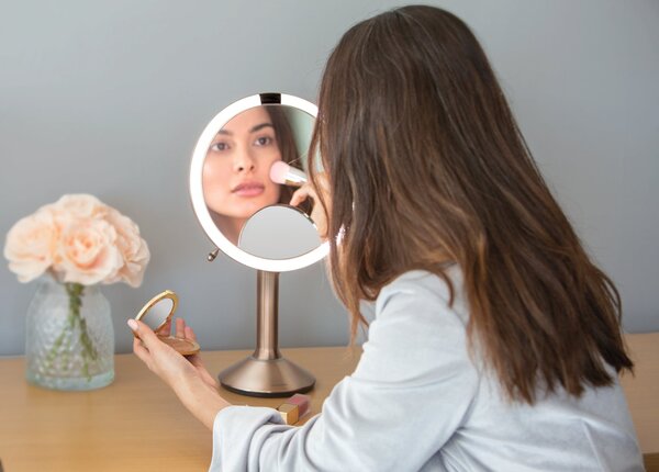 Simplehuman ST3034 Zrcadlo se sensorem Trio růžové zlato