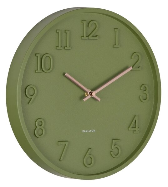 Designové nástěnné hodiny 6041GR Karlsson 30cm