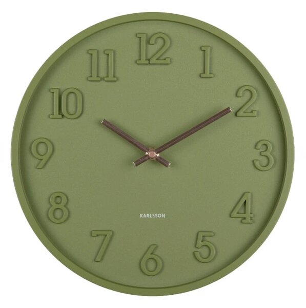 Designové nástěnné hodiny 6041GR Karlsson 30cm