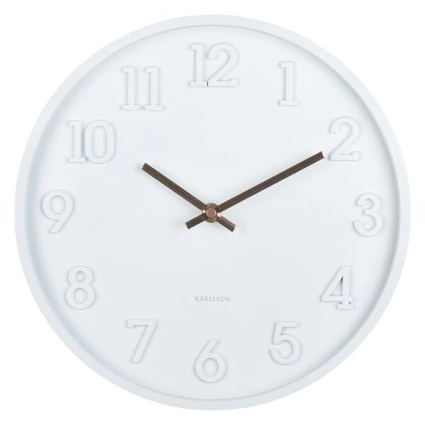 Designové nástěnné hodiny 6041WH Karlsson 30cm
