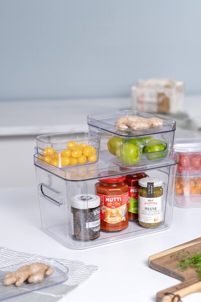 SMARTSTORE Organizér CompactClear, 7,2l otevřená přední hrana - 20 x 29,5 x 16 cm