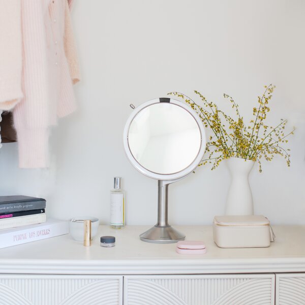 Simplehuman ST3034 Zrcadlo se sensorem Trio růžové zlato