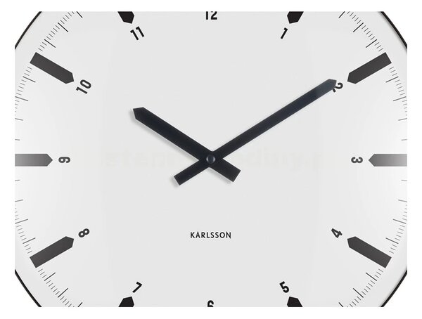 Designové nástěnné hodiny 6086WH Karlsson 35cm