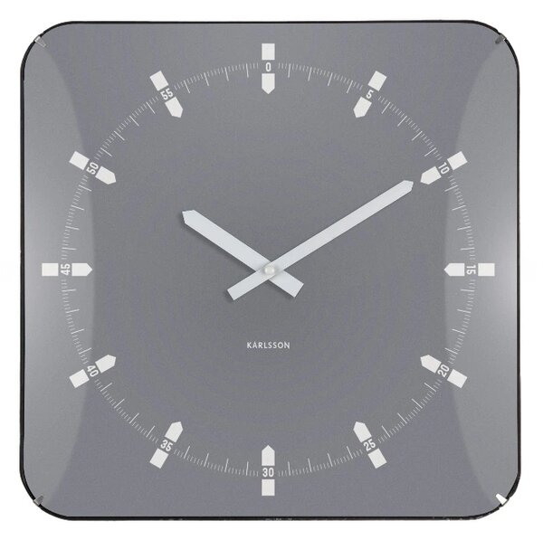 Designové nástěnné hodiny 6085GY Karlsson 35cm
