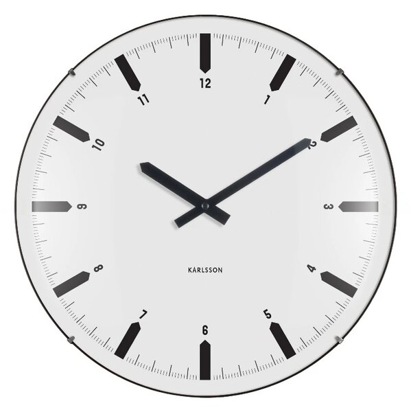 Designové nástěnné hodiny 6086WH Karlsson 35cm