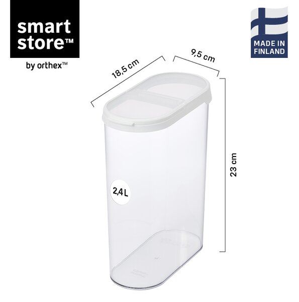 SMARTSTORE Dóza na potraviny s dávkovacím víčkem, FLIP - 2,4l