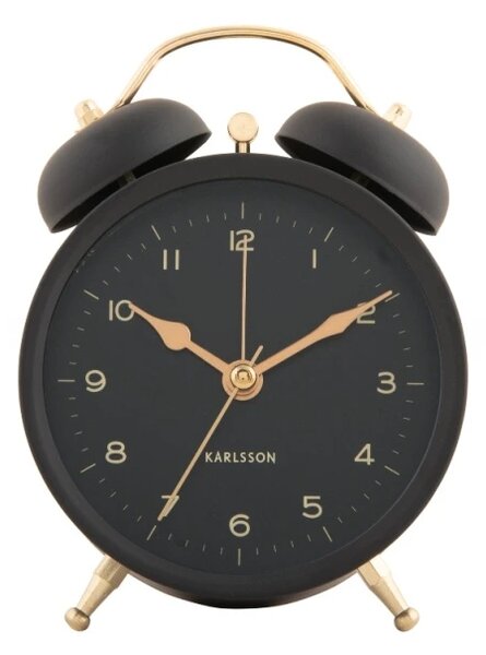 Designový budík 5998BK Karlsson 13,5cm