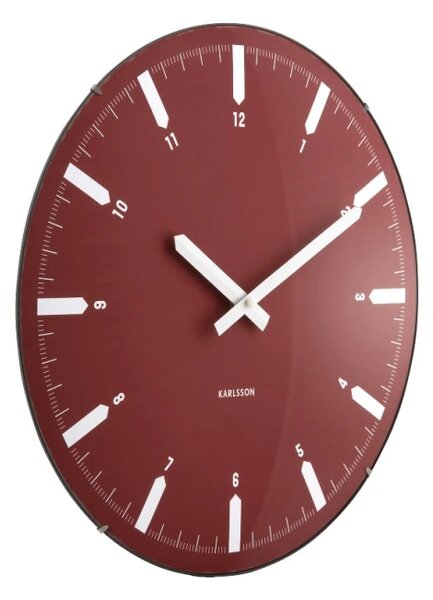 Designové nástěnné hodiny 6086RD Karlsson 35cm