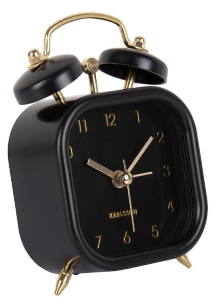 Designový budík 5921BK Karlsson 11,4cm