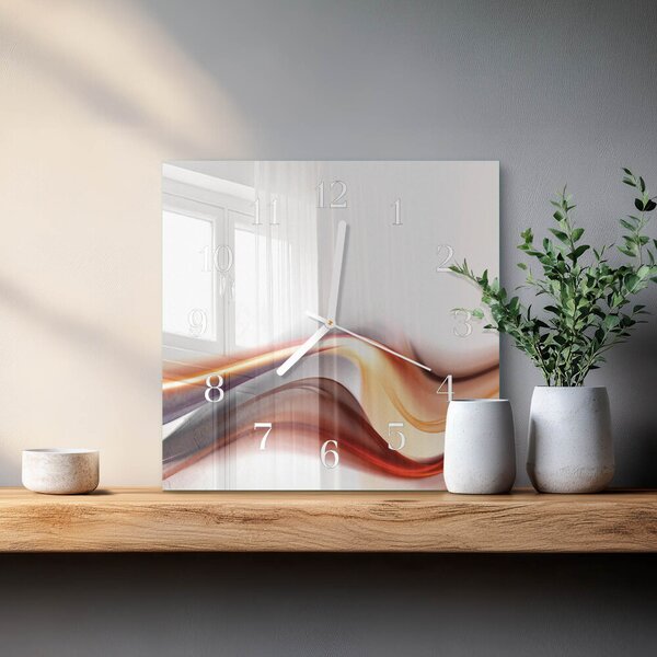 Skleněné hodiny Abstrakce zskb-30x30-00084478