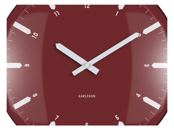 Designové nástěnné hodiny 6086RD Karlsson 35cm