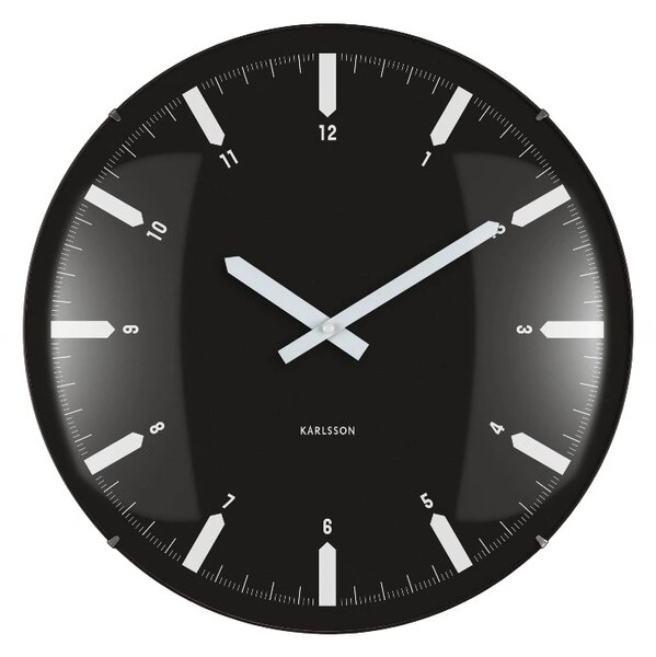 Designové nástěnné hodiny 6086BK Karlsson 35cm