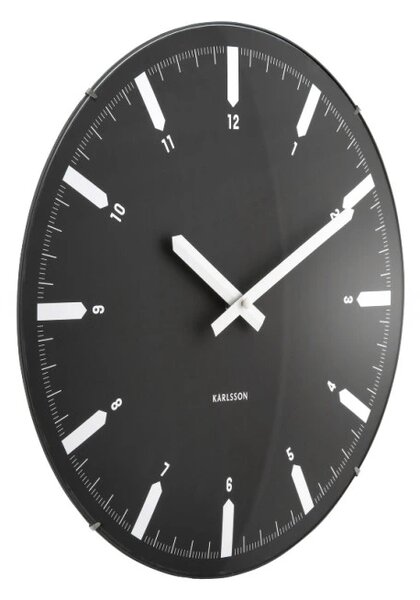 Designové nástěnné hodiny 6086BK Karlsson 35cm