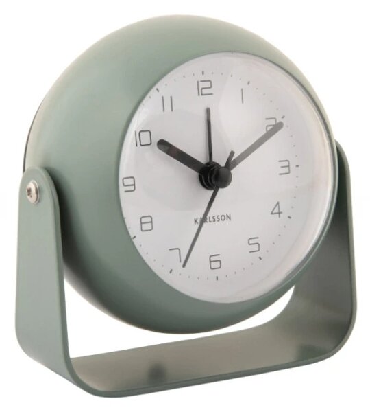 Designový budík 5972GR Karlsson 13cm