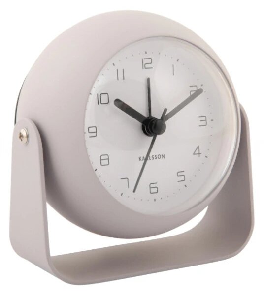 Designový budík 5972GY Karlsson 13cm
