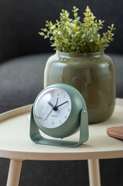 Designový budík 5972GR Karlsson 13cm