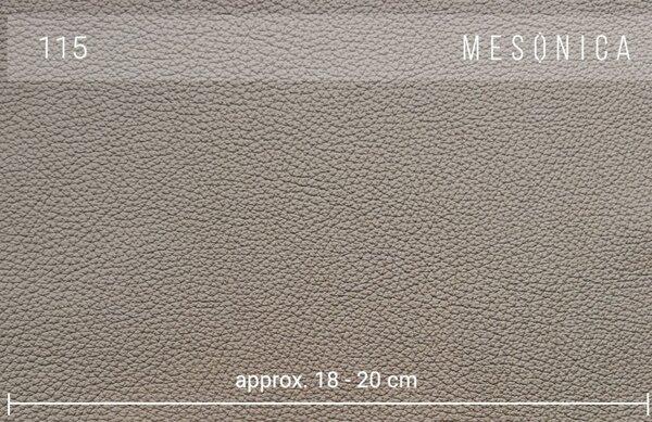 Světle hnědá kožená podnožka MESONICA Puzo