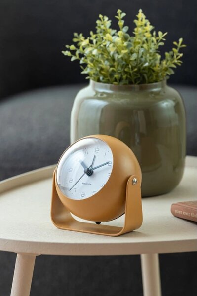 Designový budík 5972YE Karlsson 13cm