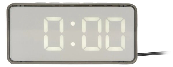 Designové LED hodiny - budík 6040GY Karlsson 14cm