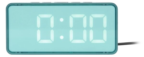 Designové LED hodiny - budík 6040BL Karlsson 14cm