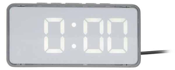 Designové LED hodiny - budík 6040WH Karlsson 14cm